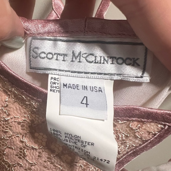 NWT Scott McClintock vintage lace dress - Picture 2 of 6